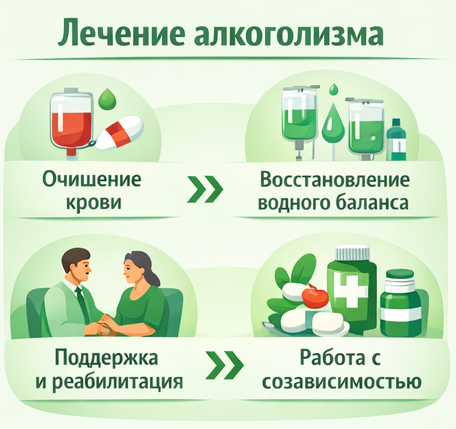 лечение алкоголизма в Кирове Калужская обл. этапы